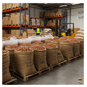 Almendras naturales crudas enteras de primera calidad, con alto contenido proteico, grado alimenticio, proveedor mayorista, fabricante exportador, frutos secos comestibles - Product Image 1