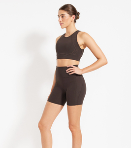 Shorts de sport taille haute pour femmes, personnalisables avec logo, extensibles, pour yoga, gym, fitness et entraînement, effet push-up - Product Image 4