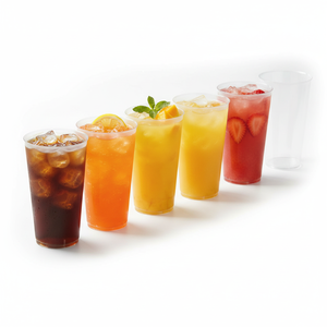 Vasos de Vidrio Reutilizables para Té de Burbujas, Vasos de Vidrio para Fiestas, Aptos para Alimentos, para Cafeterías, Restaurantes, Comida para Llevar, Entrega a Domicilio, Personalizados OEM - Product Image 3