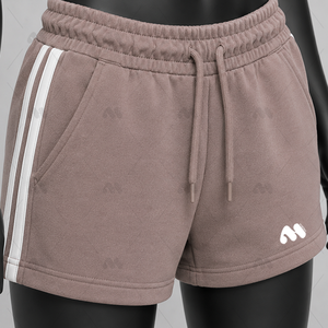 Conjunto Deportivo de Dos Piezas para Mujer, Color Sólido, Manga Larga, Cierre Frontal, Pantalones Cortos Casuales, Otoño, Transpirable, Ligero, Poliéster - Product Image 5