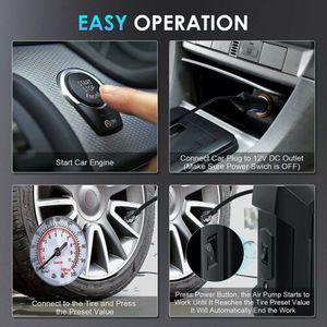 Compressore d'Aria Elettrico Portatile 12V DC 150 PSI per Auto, Gonfiatore Pneumatici - Product Image 4
