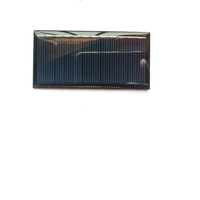 Mini panneau solaire 6V 60mA, module de cellule solaire polycristalline à haute efficacité pour projets de bricolage, charge de batterie, éclairage de jardin