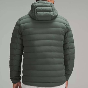 Unisex <b>Winter</b> Puffer <b>Jacket</b> High Quality Full Sleeve Stand Collar Patchwork High Street <b>Jacket</b> Custom Wholesale Inner Fur Hoodie - Product Image 2