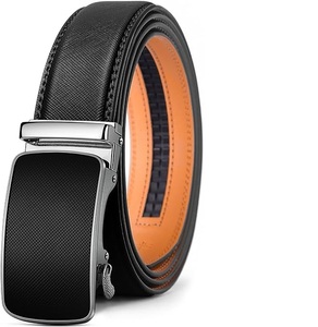 Cinturones de Cuero Genuino Personalizados de Alta Calidad con Hebilla de Trinquete, Cinturones Elegantes para Hombre, Nuevo Diseño, Precios al por Mayor, Logotipo Personalizado 2026 - Product Image 1