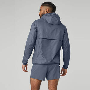 Activewear Windbreaker Short Set Two Piece Matching Tracksuit Lightweight Outerwear <b>Jacket</b> and High Waisted Shorts - Product Image 3