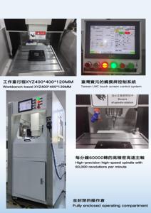 SYNTEC <strong>DSP</strong> <strong>Control</strong> 3 Axis <strong>CNC</strong> <strong>Router</strong> Machine Single Bearing Motor Small Wood Machining Center <strong>for</strong> Engraving Coin Metal Mold - Product Image 4