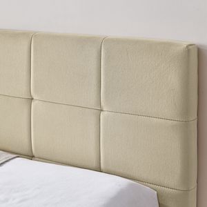 Letto Imbottito Matrimoniale con Testiera e Braccioli Confortevoli, Design Divano Letto per Camera da Letto o Soggiorno - Product Image 5