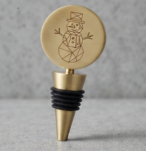 Bouchon de bouteille de vin attrayant, finition dorée, style élégant, bouchon de bouteille durable, bouchon de champagne et décoration - Product Image 5
