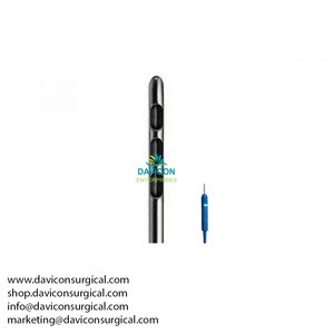 ที่มีคุณภาพสูงสแตนเลสอำนาจ3พอร์ตเกลียวทั่วไป Cannula ดูด - Product Image 3