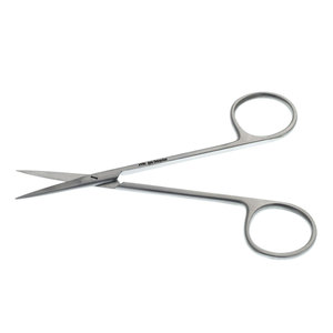 Tijeras Iris de 4 1/2 Pulgadas, Rectas, Manuales, Extra Delicadas, Instrumento Quirúrgico Oftálmico de Acero Inoxidable para Disección de Tejidos Finos - Product Image 3