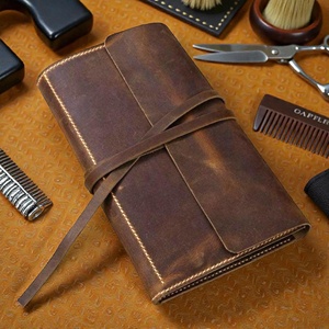 Cheap Price Genuine Leather Barber Scissors <b>Pouch</b> High Quality Hairdressing Scissor Bag For Salon Equipment LBSP-0009 - Product Image 5