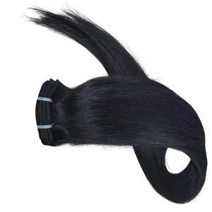 Extensions de cheveux humains vierges Remy de couleur claire à double trame d'origine soyeuses droites 12 "-30" toutes les couleurs sans enchevêtrement Machine - Product Image 1