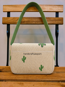 Sac à bandoulière artisanal de luxe, écologique, léger, robuste et sûr, motif nuage bleu ciel perlé |   Sac à main de créateur pour femmes | - Product Image 5