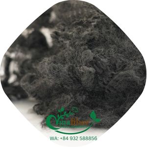เส้นใยโพลีเอสเตอร์รีไซเคิล Vinafiber 6D SD สีดำ เกรด GRS ทนไฟ ใช้สำหรับแผ่นรองที่นอน ผ้าไม่ทอ - Product Image 2