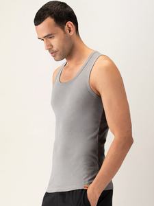 Débardeur de sport en coton pour garçons, musculation, Fitness, course, Logo personnalisé, sans manches - Product Image 2