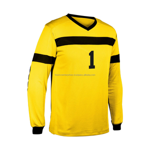 Custom Football Jerseys Breathable 100% Polyester Full Sleeve <b>Soccer</b> Training Shirts Custom Logo Printing Heat-Transfer V-neck - Product Image 6