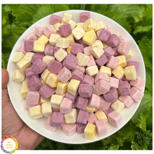 99 GOLD DATA Cubos de Yogur Natural Liofilizado, Snack de Frutas Dulces para Decoración de Cereales y Postres, Paquete a Granel Lam Dong - Product Image 5