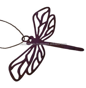 Adornos redondos de metal hechos a mano de Navidad de farolillos de hierro y adornos decorativos de farolillos de oro y plata - Product Image 6