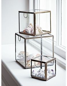 Metal & Glass Customized Storage Box With Metal Frame For Jewelry Organizers And Decorative Use Customized Glass Jewelry Boxes - Product Image 1