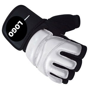 Gants de MMA personnalisés blancs et noirs de qualité supérieure à prix raisonnable - Product Image 6
