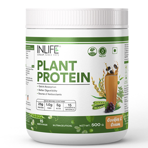 Plant-Based Vegan Protein Powder Drink Mix Chocolate Flavored 24g Protein Per Serving GMP Certified for Adults - Product Image 4