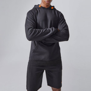 Conjunto de Dos Piezas de Sudadera Holgada y Pantalones Cortos para Hombre, Conjunto Combinado de Sudadera y Pantalones Cortos para Uso Diario - Product Image 3