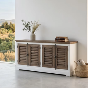 Cómoda de Madera de Teca Sólida Luna Yen – Mueble de Almacenamiento para Dormitorio con Diseño Moderno Escandinavo y Acabado Natural - Product Image 6