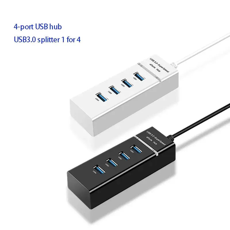 4 In 1 Ports Desktop Hub Splitter High Speed Adapter Charging 4-port Docking Station 2.0/3.0 Usb Hubs