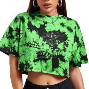 Blusa Corta Informal de Alta Calidad, 100% Algodón Ecológico, Tela Suave y Transpirable de Secado Rápido, Personalizada en la Parte Delantera para Mujer - Product Image 4