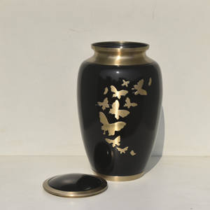 Urna Funeraria de Aluminio Estilo Americano para Cenizas de Humanos y Mascotas, Diseños Personalizables, 10 Pulgadas, Capacidad de 200-220 Pulgadas Cúbicas - Product Image 2