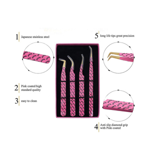 แหนบดึงขนตาสแตนเลสสตีลคุณภาพพรีเมียม ยี่ห้อ Kaamir Instruments ด้ามจับถนัดมือ สำหรับตกแต่งคิ้ว ป้องกันแม่เหล็ก ปลายเรียบเนียน - Product Image 2