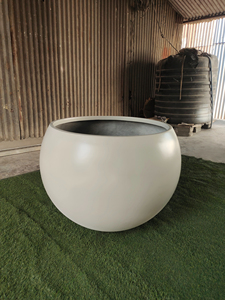 Maceta Colgante Circular de Fibra de Vidrio Ligera y Duradera de KNT Creations, Moderna y Clásica, para Interiores y Exteriores, para Hogar y Jardín - Product Image 2