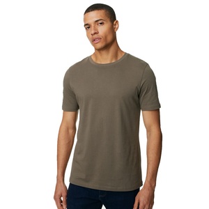Camisetas clásicas de corte moderno con cuello redondo para hombre, camiseta de algodón suave, camiseta lisa con cuello redondo, camisetas ligeras y cómodas - Product Image 1