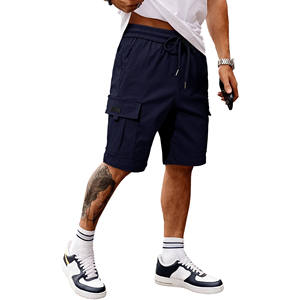 Shorts de sport pour hommes, pantalons de jogging trois-quarts avec poches, pour entraînement et fitness - Product Image 6