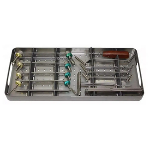 Kit de Instrumentos Ortopédicos Veterinarios, Sistema de Microfragmentos, Juego Quirúrgico Reutilizable de Acero Inoxidable - Product Image 2