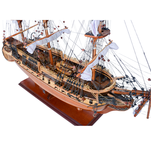 Maqueta de Barco Náutico USS Constitution Pintada a Mano en Cedro para Decoración del Hogar o Regalo - Product Image 4