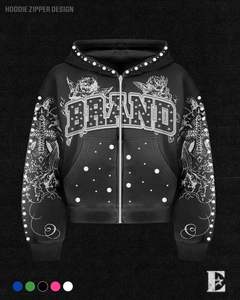 Sudadera con Capucha Personalizada para Hombre, de Alta Calidad, Corte Regular, Ecológica, 100% Algodón, Informal, para Invierno, con Logotipo Personalizado - Product Image 3