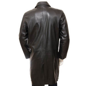 Chaqueta de Cuero para Hombre, Estilo Moderno, para Otoño/Invierno, Casual, de Color Sólido, Impermeable y Transpirable - Product Image 2