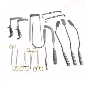 16 PCS Stainless Steel Manual Breast Augmentation Instrument Set Plastic Surgery - Product Image 1