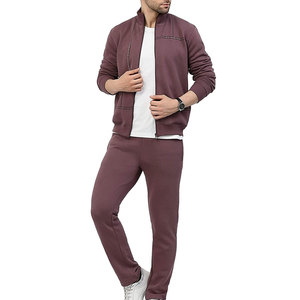 Survêtement zippé décontracté uni personnalisé de qualité supérieure pour hommes – Vente en gros fabricant - Product Image 3
