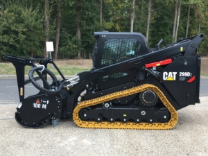 Vente en gros usine : Mini-chargeuse compacte sur chenilles CAT 299D2 XHP avec tête de broyeur, machine forestière robuste pour le débroussaillage - Product Image 4