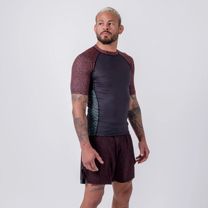OEM Service High Quality <b>Men's</b> Full Custom Printing Quick Dry Breathable Muscle Fit Bodybuilding <b>Compression</b> Rash Guard - Product Image 6