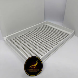 Extensiones de Pestañas Pre-fabricadas Vietnam 8D con Base Puntiaguda, Unidas por Calor, Fans Sueltos Premade, Cachemira Negro Mate, Caja Grande - Product Image 1