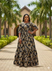 Tela de Lona 100% Algodón, Transpirable y Ecológica, con Estampado Batik Africano Tradicional de Alta Calidad, para Ropa de Bebés y Niños - Product Image 4