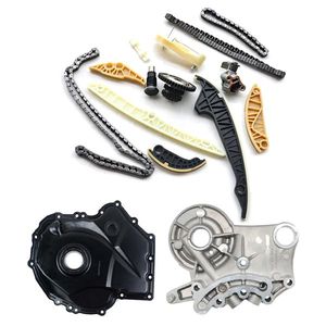 Kit de chaîne de distribution et kit de solénoïdes avec couvercle de moteur pour véhicules VW Jetta GTI Audi A4 Q5 TT 2.0L 06H109467N - Product Image 1