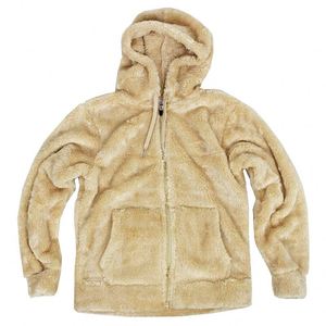 Venta al por mayor: Nuevas sudaderas de invierno de forro polar para hombre, con cremallera, tejido liso, estilo cárdigan deportivo con capucha, ajuste holgado informal. - Product Image 2