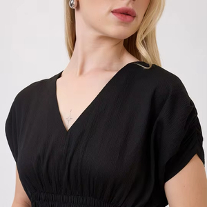 Robe maxi en soie, tenue de plage estivale, robe de vacances, robe de festival hippie, robe maxi bohème, anti-rides, écologique, lavable - Product Image 1