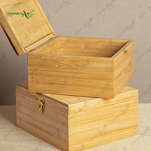 Pressed Bamboo <b>Box</b> Minimal Design Eco Friendly Storage <b>Box</b> for Home Hotel Bathroom and Premium Brands - Product Image 4