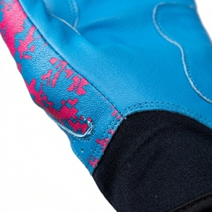 Tropical Print Full Finger Baseball Batting Gloves Non-Slip Leather Palm Protection for Pitcher Right-Handed <b>Hook</b> Loop Closure - Product Image 5