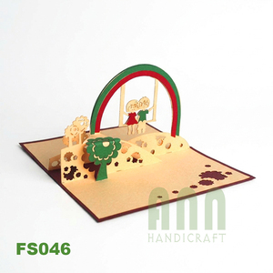 Kiricard 3D Pop-up <b>Rainbow</b> <b>Card</b> Beautiful Handmade Paper Greeting <b>Card</b> Offset Japan for Birthday Valentine's Day Souvenir - Product Image 3
